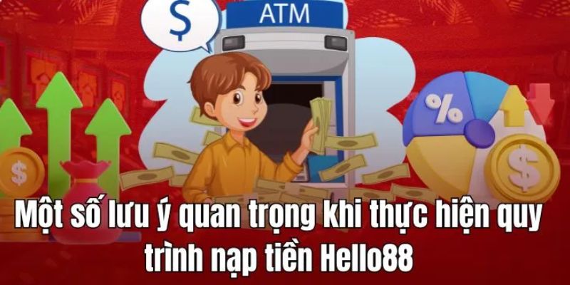 Chú ý các vấn đề quan trọng để nạp tiền Hello88 thành công